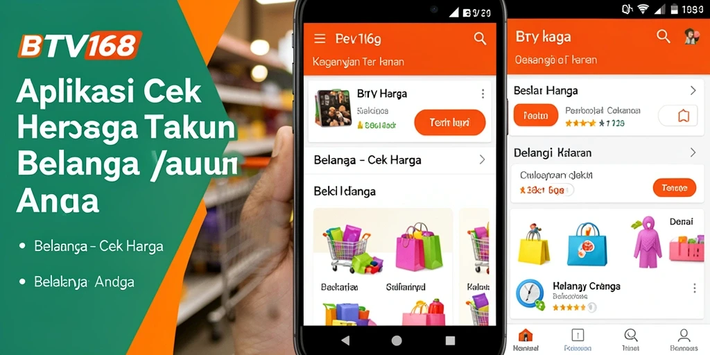 Tampilan antarmuka BTV168 yang sederhana dan informatif dalam fungsi Cek Harga.