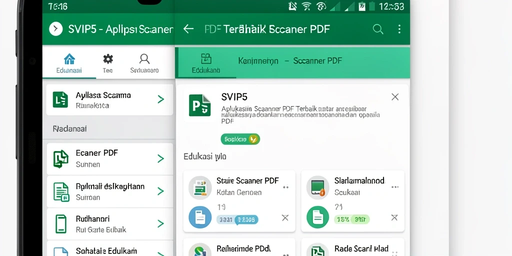 Tampilan antarmuka SVIP5 yang intuitif dan modern.